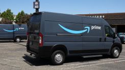 Amazon prime delivery truck